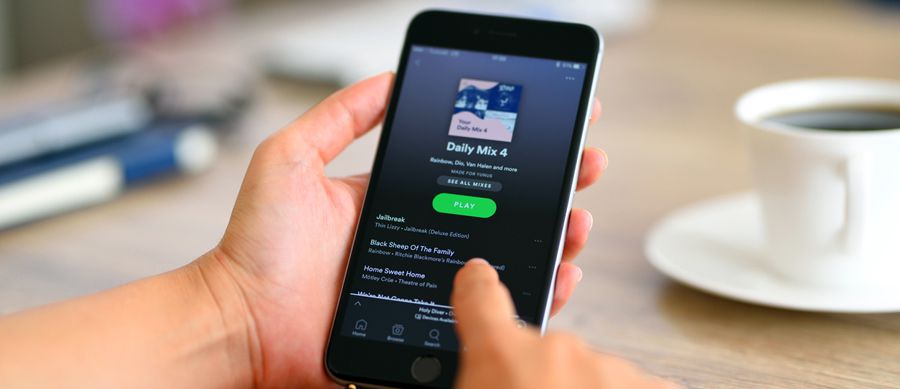 Spotify : jusqu'à 10 000 morceaux par terminal