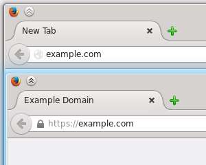 Un petit cadenas et une adresse qui débute par « https » sont les signes d'une navigation sécurisé. © Mozilla