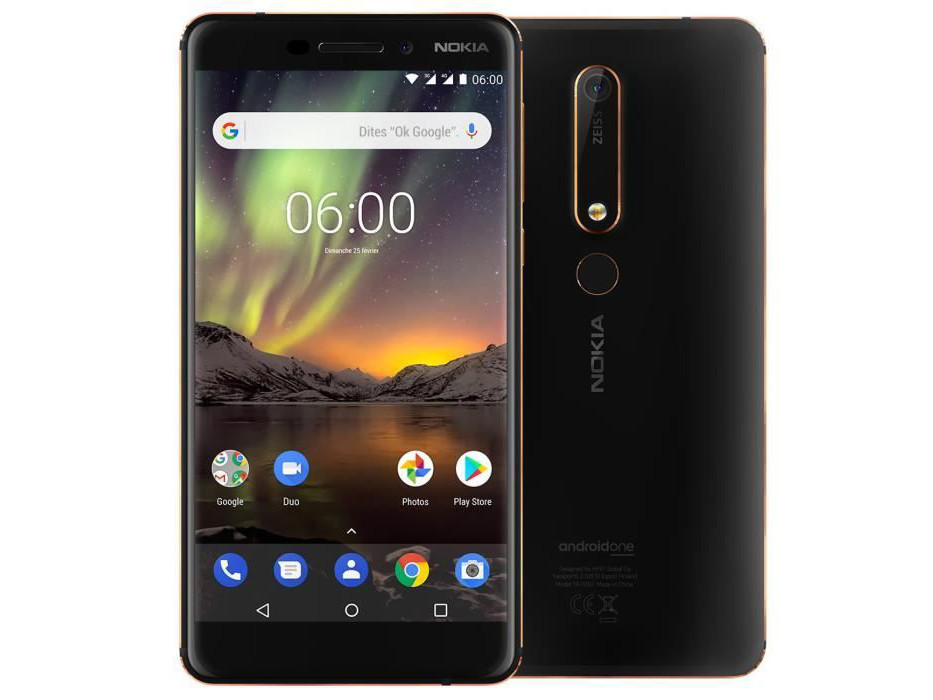 Le smartphone Nokia 6.1, sous Android One, à 199 €