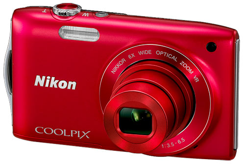 Appareil photo Fnac - Nikon CoolPix S3300 Rouge Crazy Prix 129,90 Euros