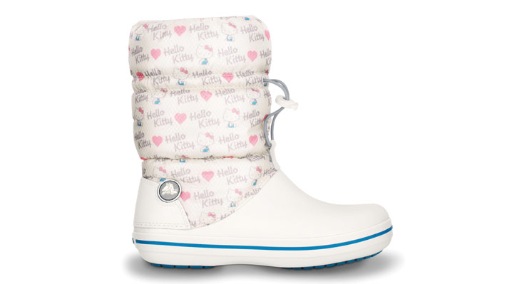 Soldes Crocs Crocband Winter Boot Hello Kitty - Crocs pas Cher Prix 40,00 Euros