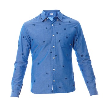 Chemise Broome Lore chambray bleue - Chemise Homme Brandalley