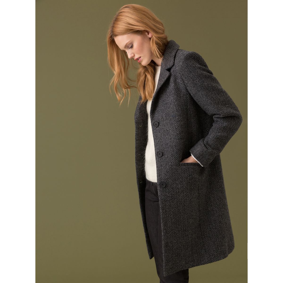 la redoute manteau femme noir