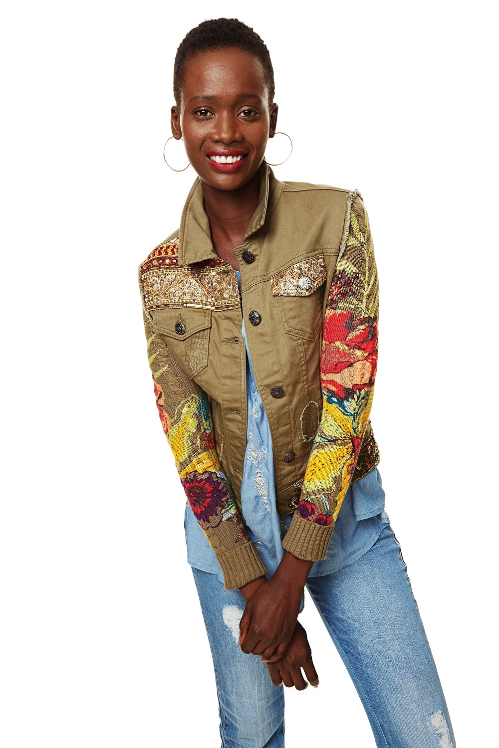 Veste en jean Femme Clau Desigual