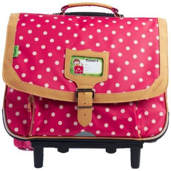 Cartable à Roulettes Spartoo, Cartable Trolley Tann's Corail HERITAGE POIS T4HEPO-TCA38-CO