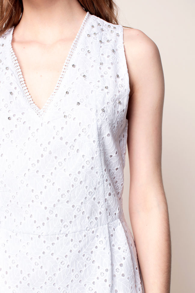 Robe blanche ikks femme cheap