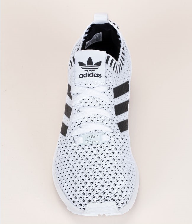 Adidas Originals ZX Flux PK Baskets tissées blanc/noir
