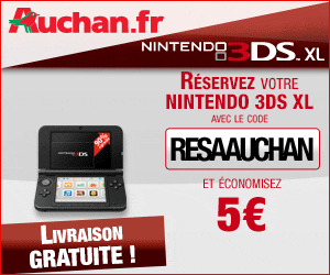 Consoles Auchan - Réservez votre Nintendo 3DS XL