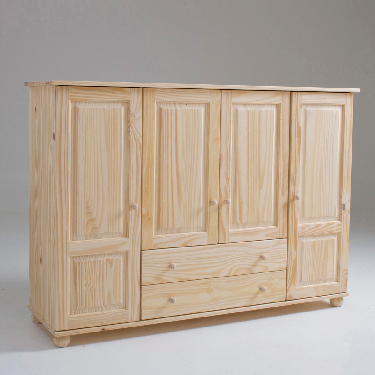 Meubles La Redoute - Armoire pin massif REDMOND H120 cm