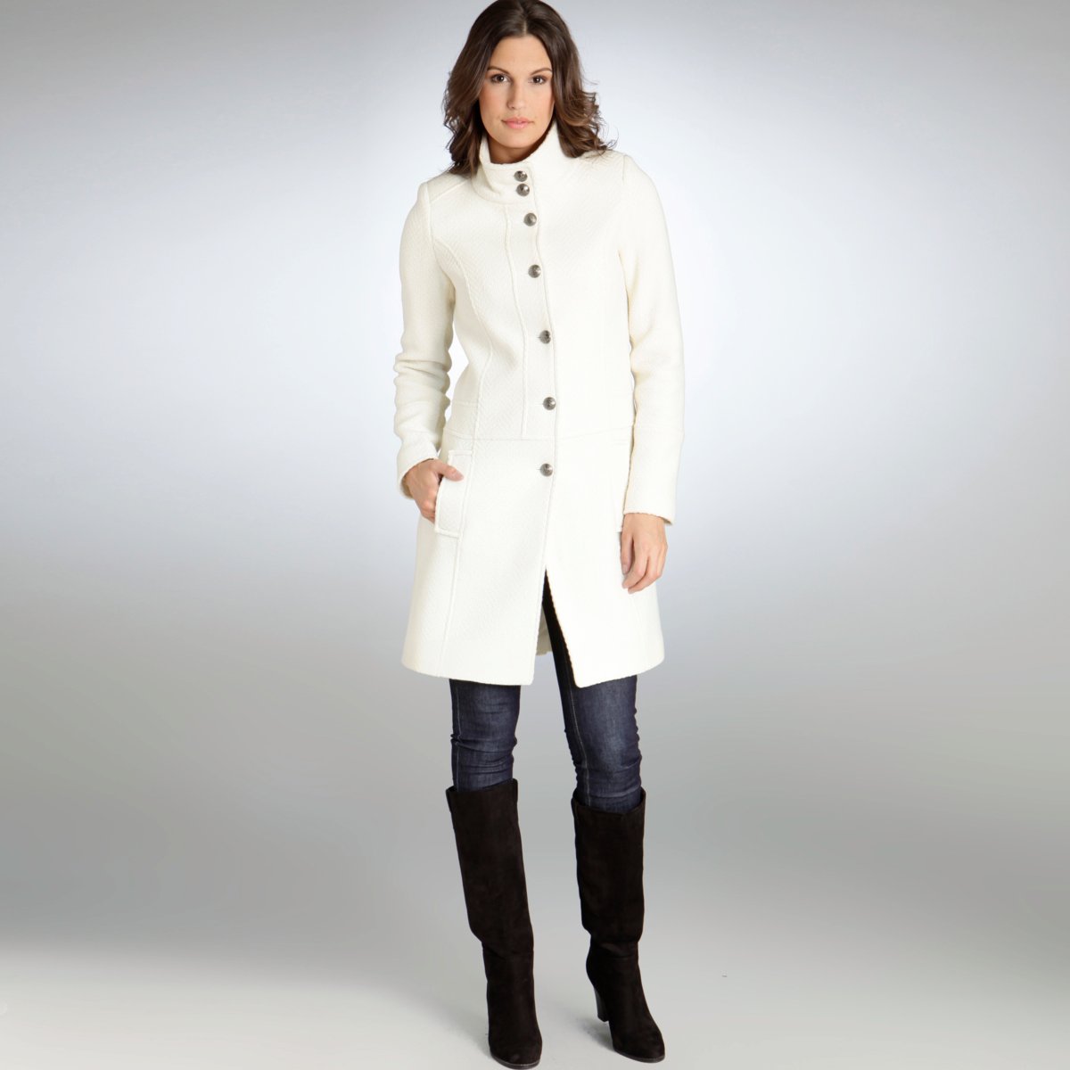 manteau coupe cintrée femme