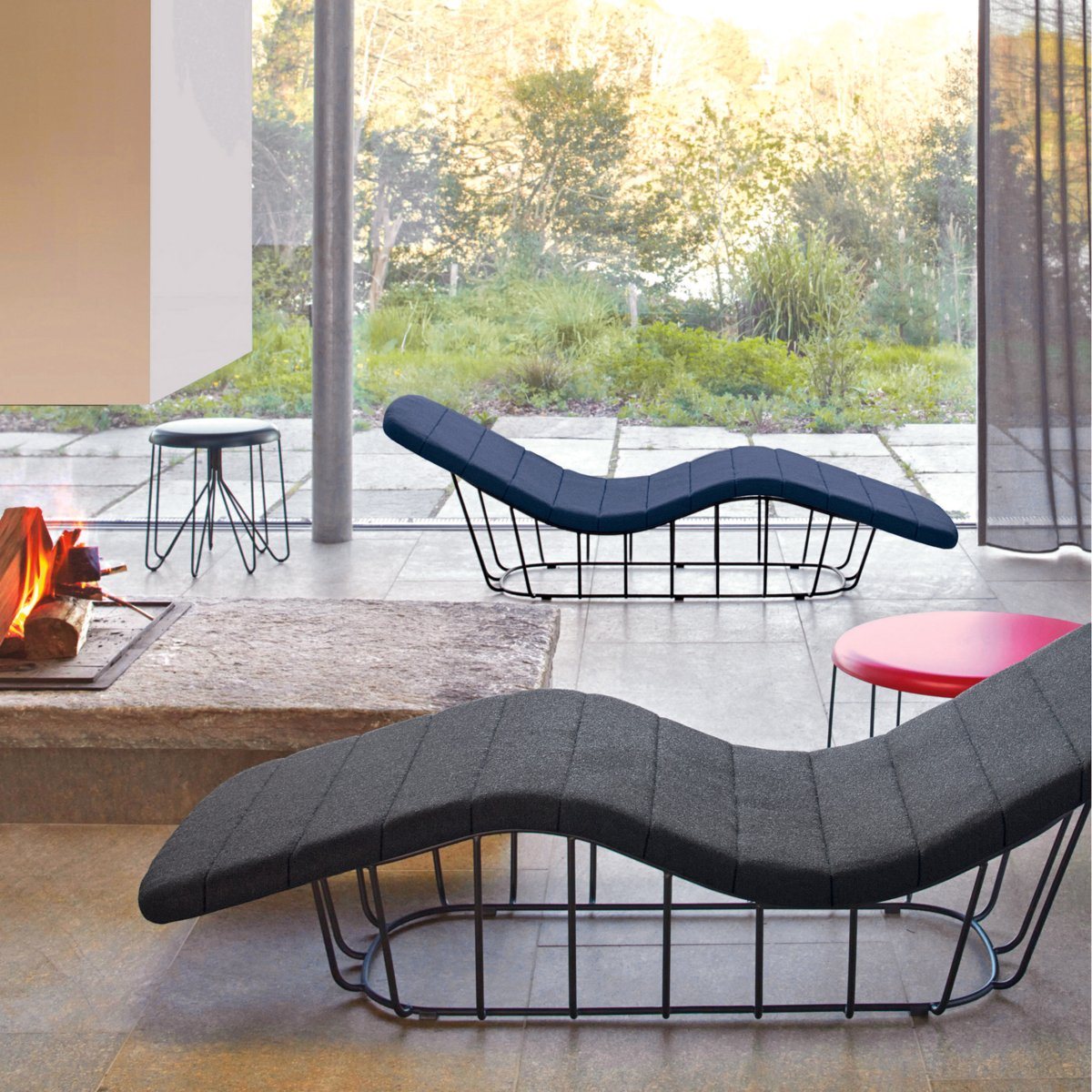 Soldes Chaise longue La Redoute, Chaise longue design Dan Yeffet Bensimon