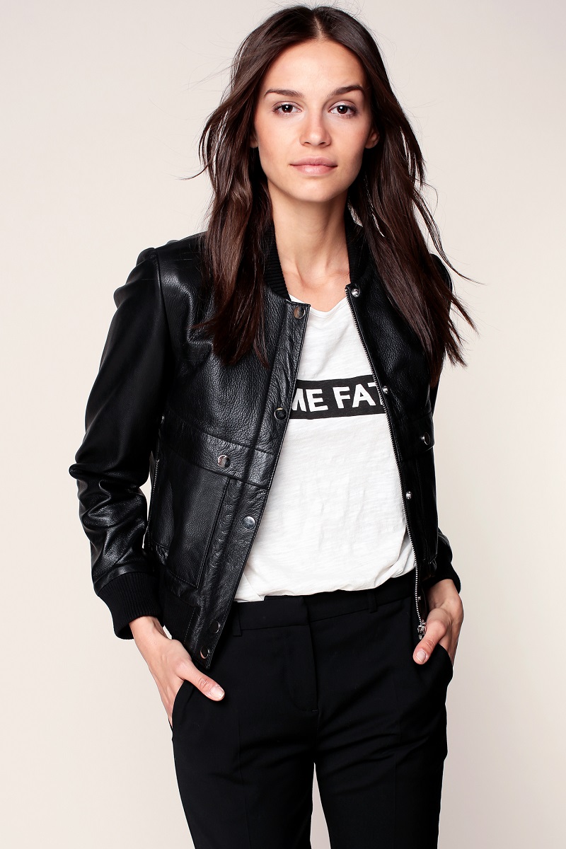 Veste en cuir bash online