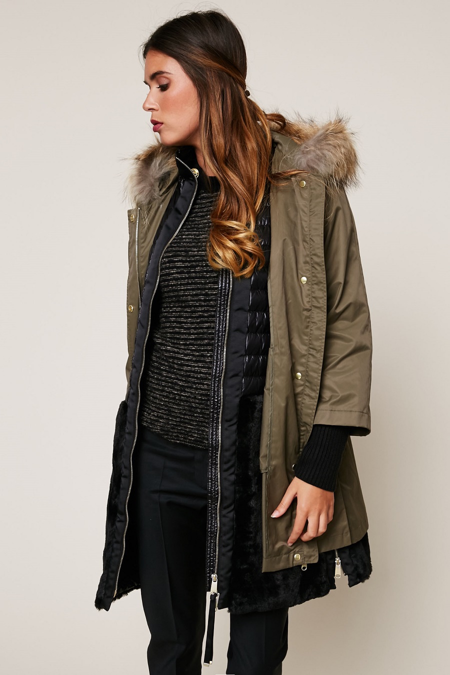 parka doublee femme