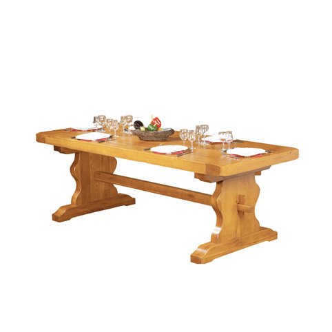 Soldes Table 3 Suisses, Table SAM d'abbaye L220 pied lyre