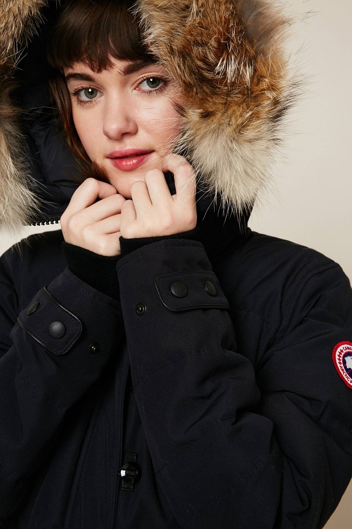 Canada Goose Ladies Lorette Doudoune mi-longue noir