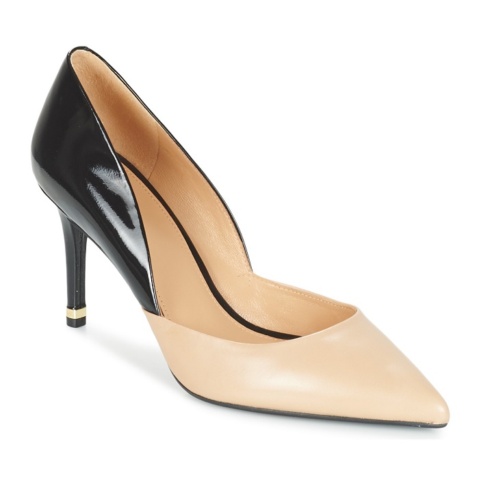 MICHAEL Michael Kors ASHBY MID PUMP Beige / Noir