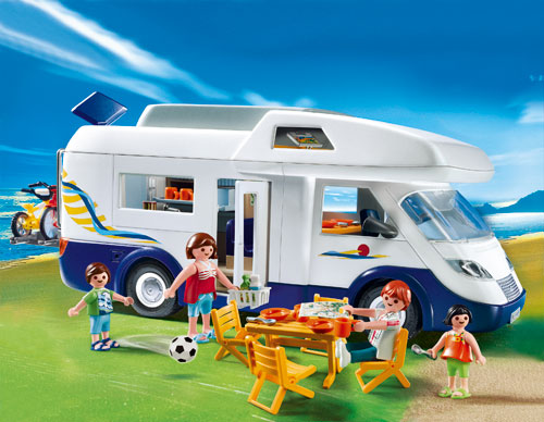 Jouets Fnac - Playmobil - Grand camping car familial Playmobil Prix 52,50 Euros