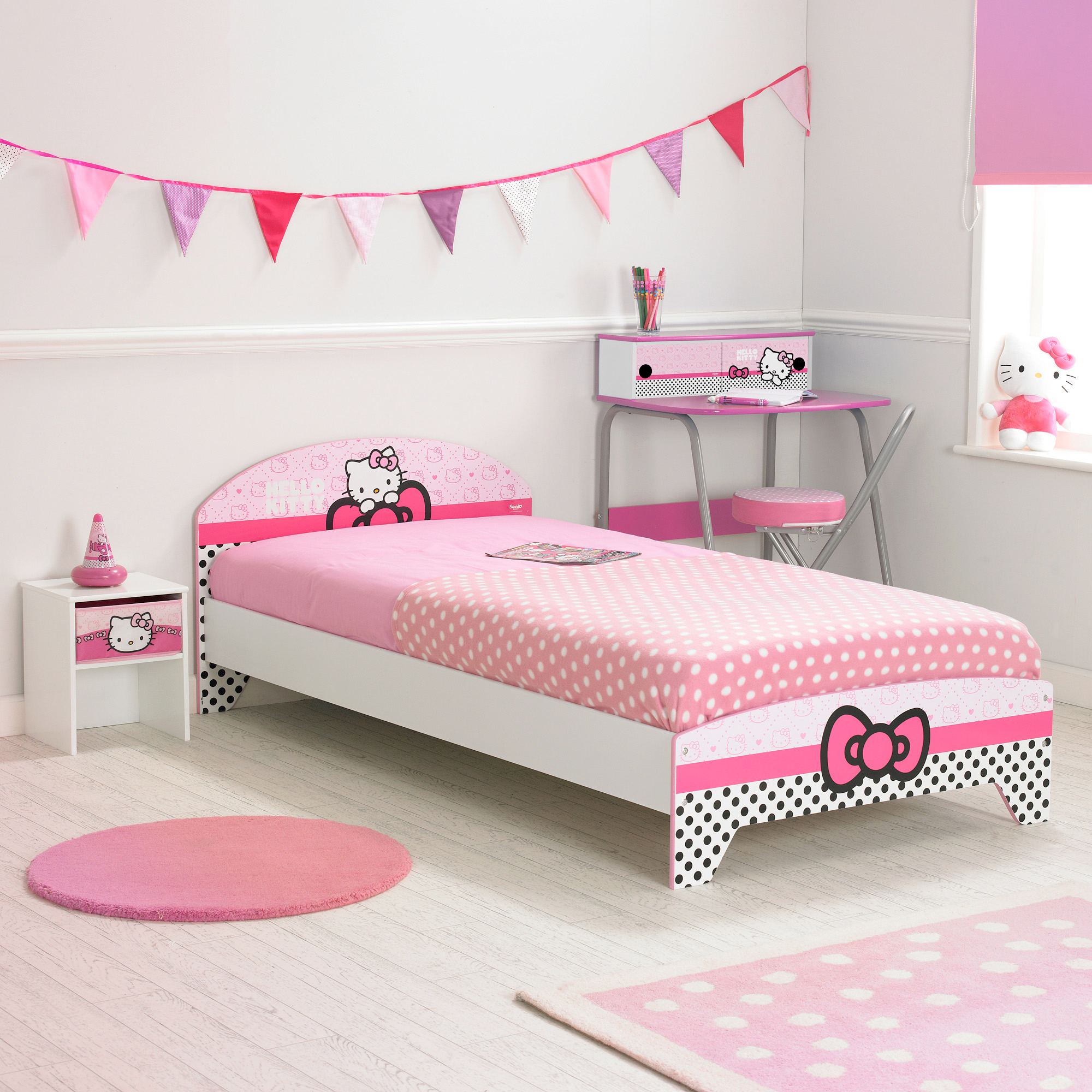 La Maison de Valerie Lit 90 x 190 cm Hello Kitty prix 125,99 euros