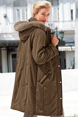 manteau 3 4 capuche