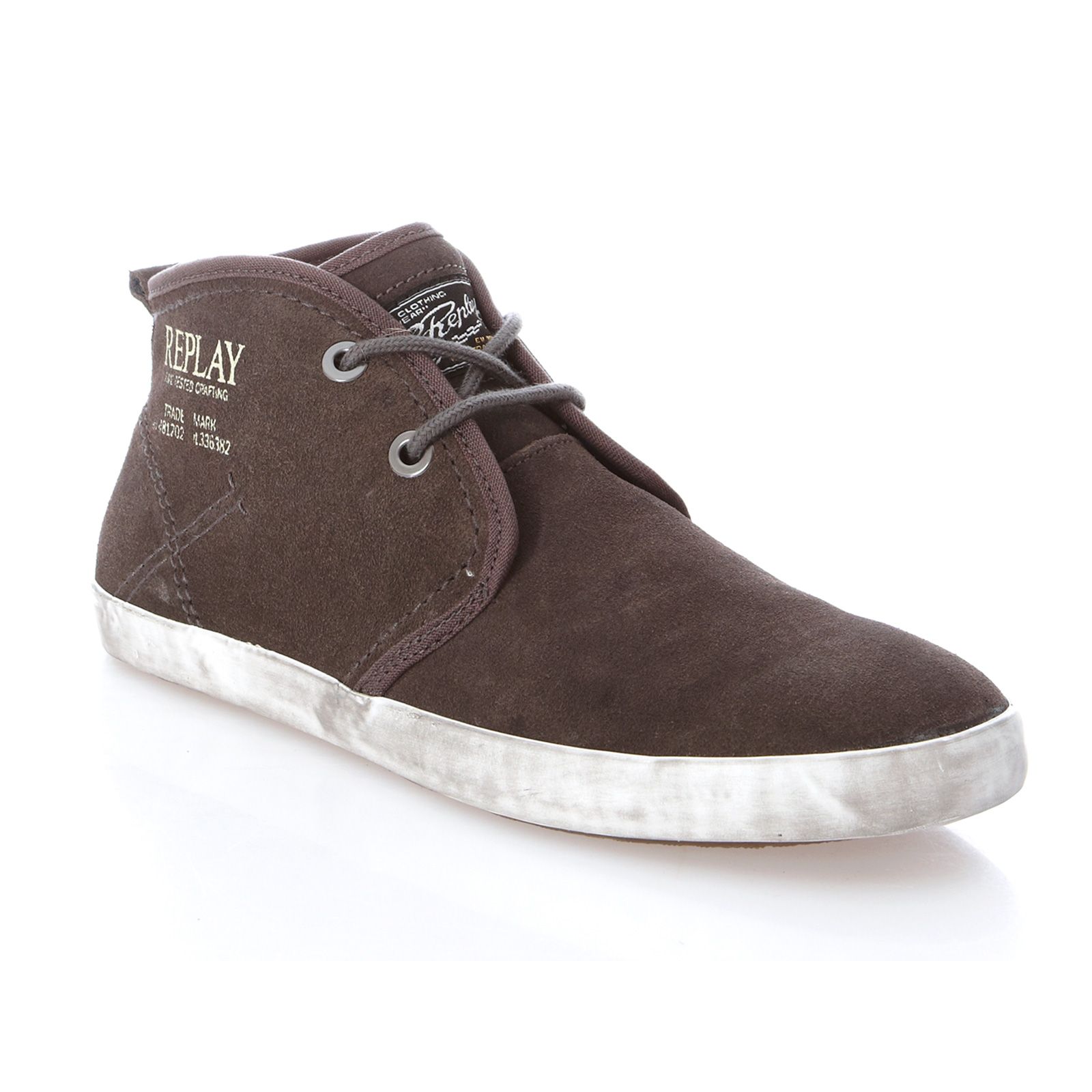 Chaussures Brandalley - Replay Chaussures montantes Capitan grises Prix 90,00 Euros