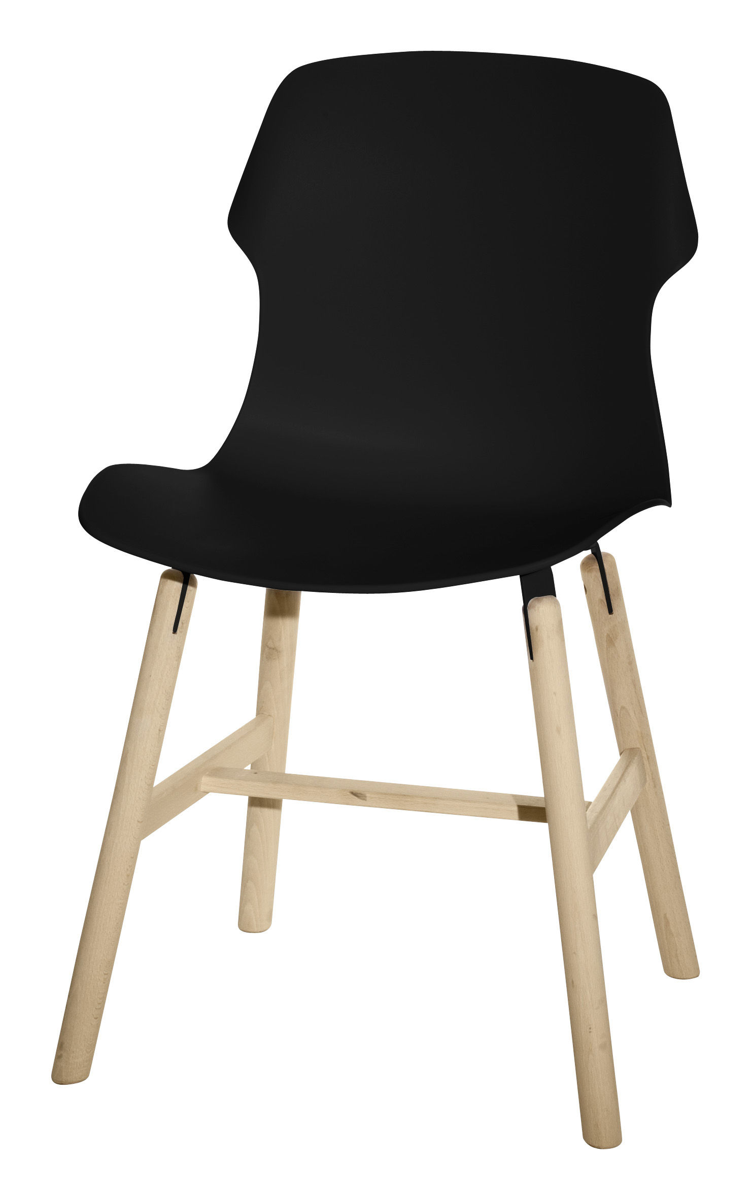Soldes Chaises Made in Design - Chaise Stereo wood 4 pieds bois Casamania