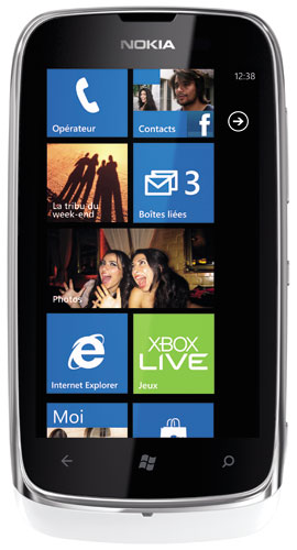 Smartphone Fnac - Nokia Lumia 610 - Blanc prix 199,90 euros