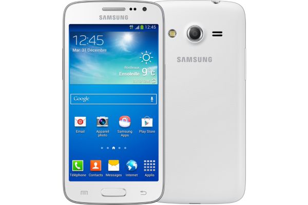 Smartphone SAMSUNG Galaxy Core 4G blanc - Smartphone Webdistrib
