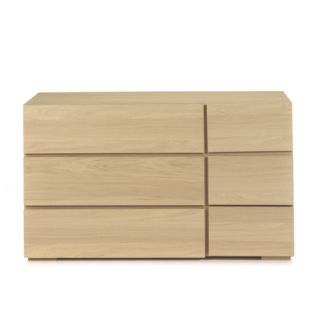 Commode Alinea - Commode 2x3 tiroirs en chêne Liz prix 599,00 euros