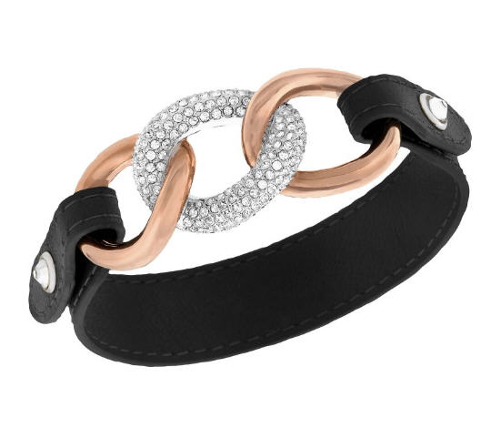 Bracelet Swarovski - Bound Leather Bracelet Swarovski