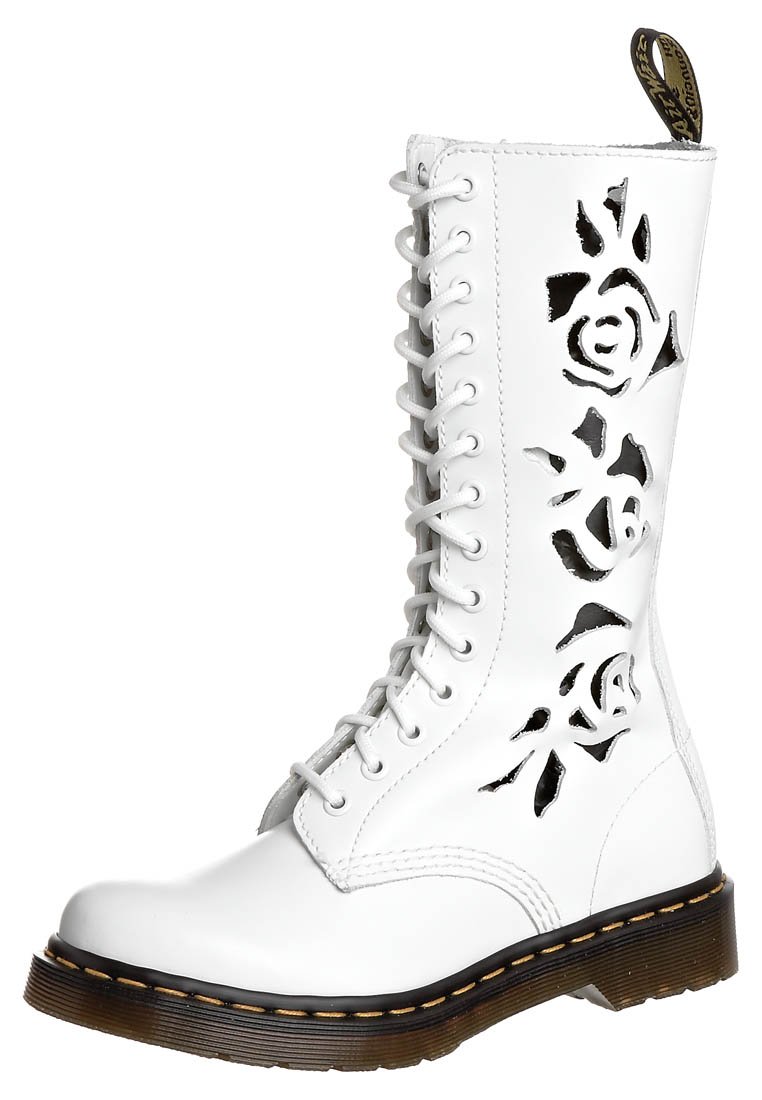 Bottes Femme Zalando, Dr. Martens ROSIE - Bottes de pluie blanc