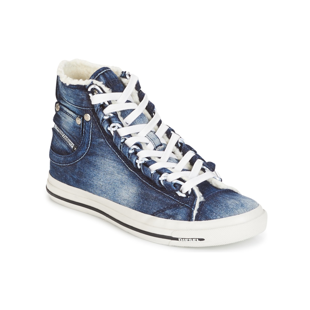 Diesel EXPOSURE IV W Denim Baskets Femme