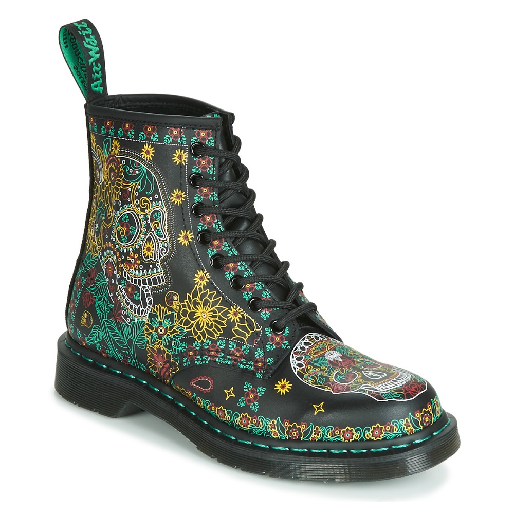 Dr Martens 1460 SKULL BACKHAND Boots Multicolore