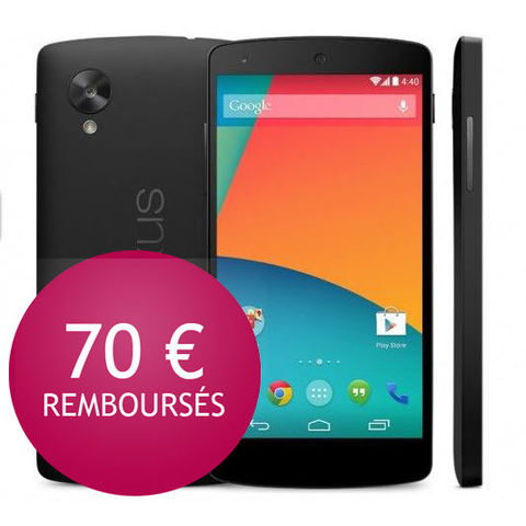 Smartphone Auchan - Google Nexus 5 Noir