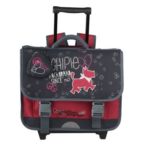 KINZO Cartable à roulettes Chipie, Cartables à roulettes Auchan