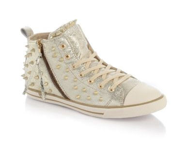 Sneakers Guess, Elisabeth Laminated Leather Sneaker