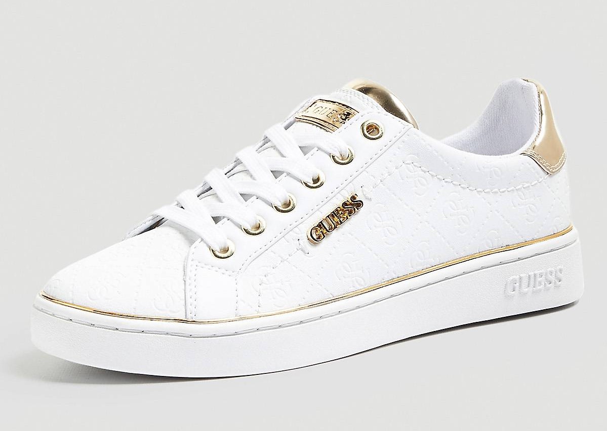 SNEAKERS BECKIE IMPRIME LOGO Blanc GUESS
