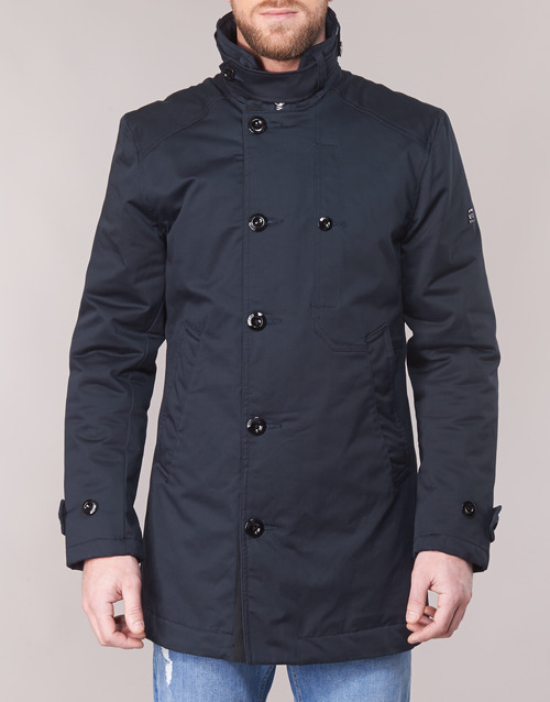 G-Star Raw GARBER PADDED TRENCH Marine pour Homme