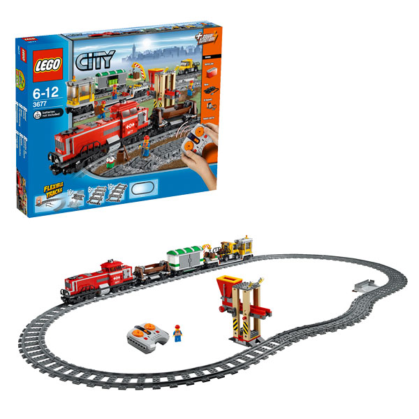 Jouets Lego King Jouet - Train de marchandises rouge Lego Prix 131,99 Euros