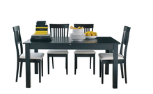 Table La Maison de Valerie - Table fixe + 4 chaises New Jersey - Wengé Prix 179,99 Euros
