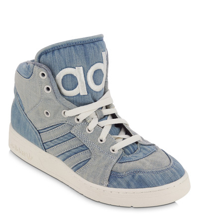 Sneakers hautes JS Instinct HI Denim Adidas Originals en bleu denim - Galeries Lafayette