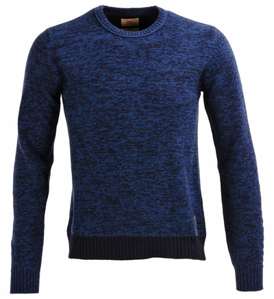 Soldes Pull Galeries Lafayette, Pull en laine aspect mouliné Replay Bleu pour Homme