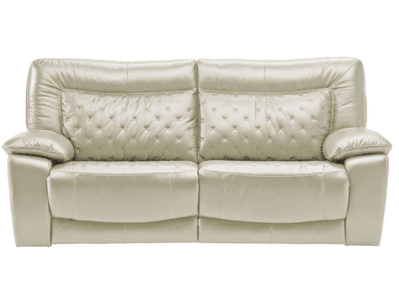 Canapé de relaxation électrique 2 places TREVISO coloris blanc