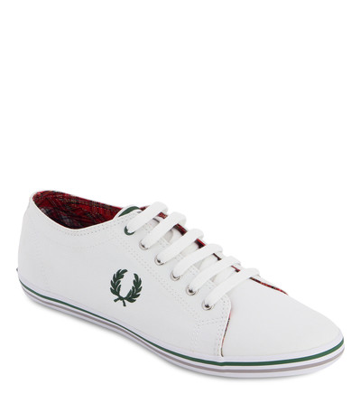 Tennis Kingston twill Fred Perry Blanc, Soldes Tennis Homme Galeries Lafayette