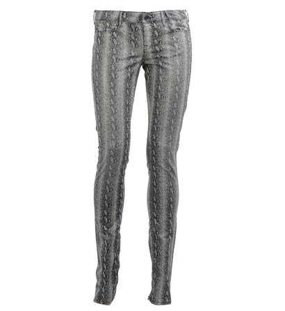 Pantalon Femme Galerie Lafayette - Pantalon Starlet skinny python GUESS