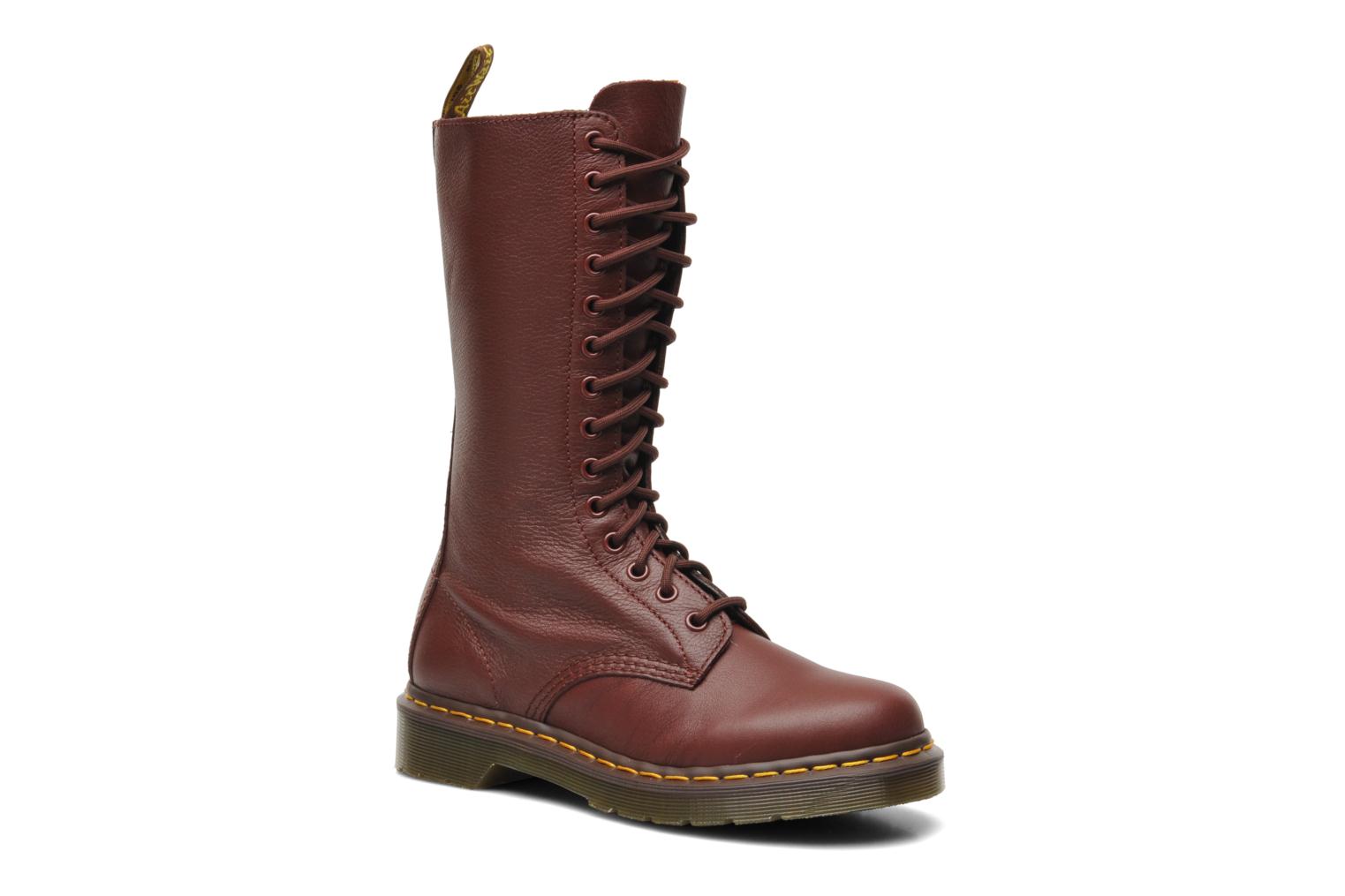 Dr. Martens 1b99 W Bordeaux - Bottes Femme Sarenza