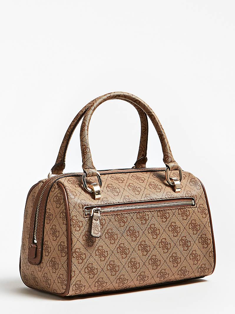 SAC À MAIN BLUEBELLE IMPRIMÉ LOGO Marron Guess