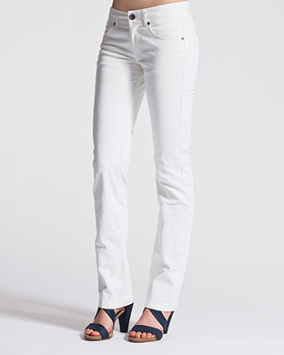 Jeans Femme IKKS - Pantalon denim coupe regular sur IKKS E-SHOP