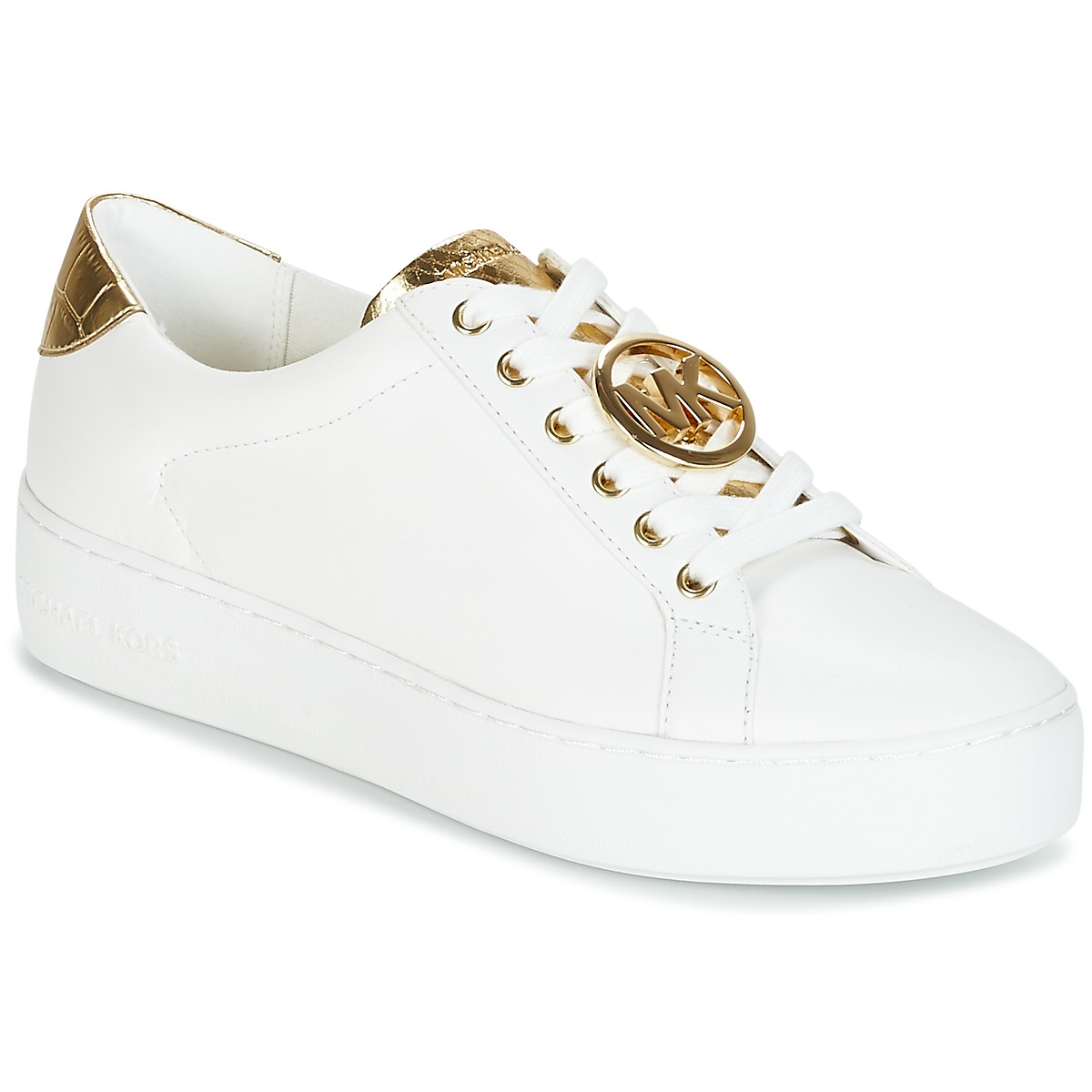 MICHAEL Michael Kors POPPY LACE UP Baskets basses optic white