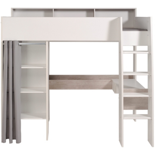 Mezzanine Taylor Blanc et gris 