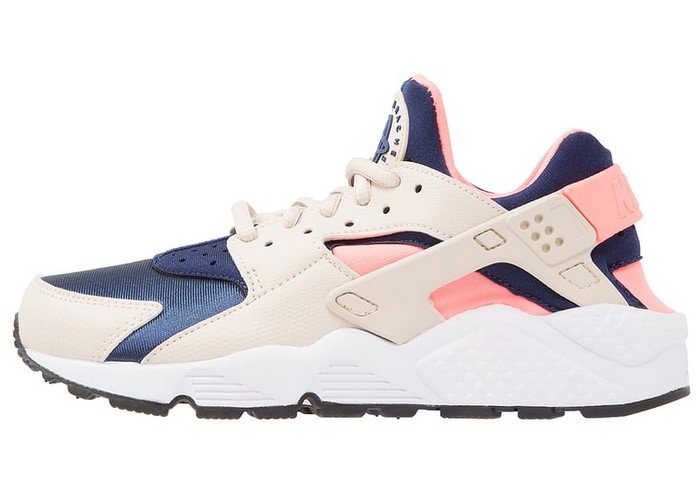 Nike Sportswear AIR HUARACHE RUN W Baskets basses Beige/Bleu/Rose